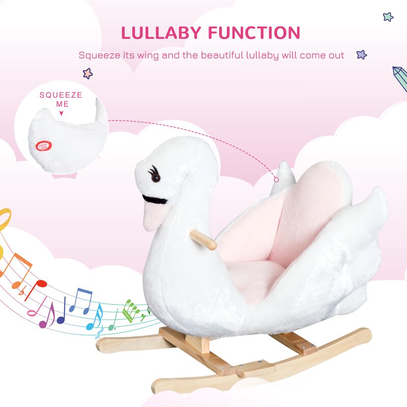 Baby swan rocker best sale